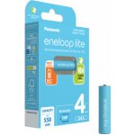 Panasonic Eneloop lite 550mAh AAA 4ks 4LCCE/4BE – Zboží Živě