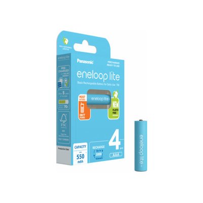 Panasonic Eneloop lite 550mAh AAA 4ks 4LCCE/4BE – Zbozi.Blesk.cz