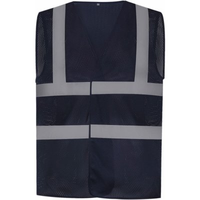 YOKO Hi-Vis síťovaná bezpečnostní vesta navy 79W12000304 – Zbozi.Blesk.cz