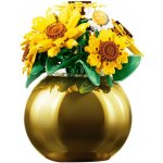 Sluban P8062 Kytice slunečnic a kopretin ve váze – Zboží Dáma