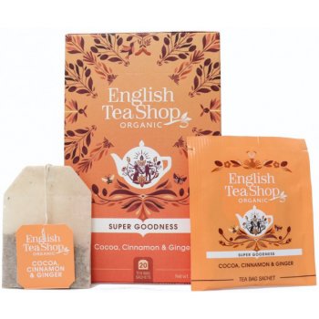 English Tea Shop Čaj Kakao skořice a zázvor mandala bio 20 ks 35 g