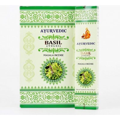 Ayurvedic vonné tyčinky Basil 15 g – Zboží Mobilmania