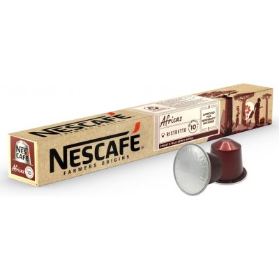 Nescafé Farmers Origins Africas Ristretto kapsle do Nespresso 10 ks – Hledejceny.cz