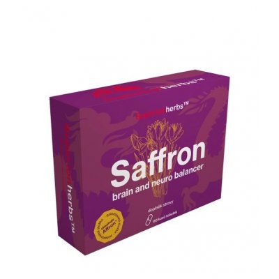 Superionherbs Saffron Brain and Neuro balancer 60 kapslí – Hledejceny.cz