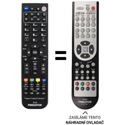 Dálkový ovladač Predátor SKY M22/42B-Predátor GB TDS-EU – Zboží Živě