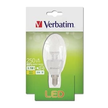 Verbatim LED žárovka E14 220-240V 3.1W 250lm 2700k teplá bílá