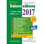 Daňové zákony 2017 - Hana Marková – Hledejceny.cz