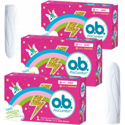 O.B. ProComfort Tampony Mini 8 ks + Normální 8 ks – Zboží Mobilmania