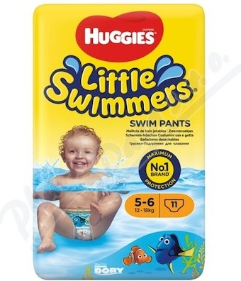 Huggies Little Swimmers 5-6 jednorázové do vody 12-18 kg 11 ks