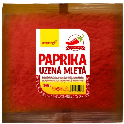 WOLFBERRY Paprika Sladká uzená mletá 300 g – Hledejceny.cz