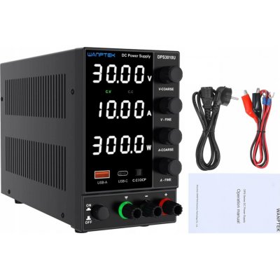 LABORATORNÍ ZDROJ WANPTEK DPS3010U 0-30V 0-10A 300W – Zboží Mobilmania