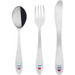 Orion Dětské nerezové příbory SOVA 3 ks – Zboží Dáma