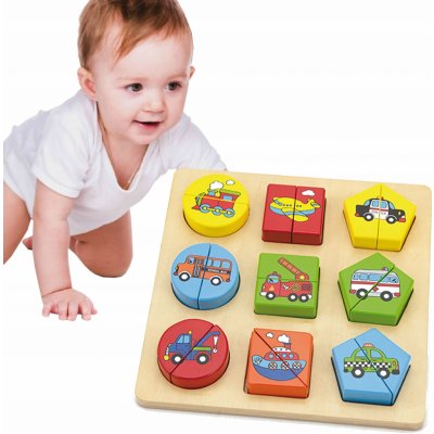 Viga Wood puzzle doprava 20 x 20 cm – Sleviste.cz