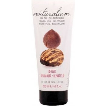 Naturalium vlasová maska s výtažkem z karité a makadamiovým ořechem (Repair Hair Mask Shea & Macadamia) 200 ml