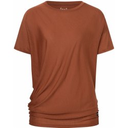 [sn] super.natural Dámské merino triko Yoga Loose Tee [sn] horn brown