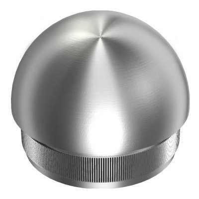 Hahn Steel Kulatá záslepka pro trubku O42,4 x 2,0 mm, broušená, AISI 304 – Sleviste.cz