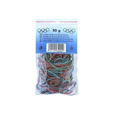 Gumičky barevné mix 50 gr. 2-6 cm – Hledejceny.cz