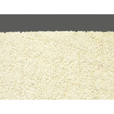 Mono Carpet Efor Shaggy 2137 Cream Bílá – Zboží Mobilmania