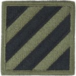 Nášivka: Divize pěší 3. | olivová | černá – Zboží Dáma