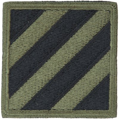 Nášivka: Divize pěší 3. | olivová | černá – Zboží Dáma