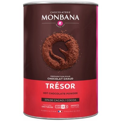 Monbana horká čokoláda Tresor 1 kg – Zboží Dáma