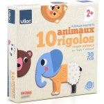 Vilac Dřevěné magnetky Legrační zvířátka – Zboží Mobilmania