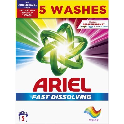 Ariel Fast Dissolving Color prací prášek na barevné prádlo 5 PD 275 g – Zboží Mobilmania