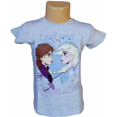 van der Erve Dívčí tričko FROZEN krátký rukáv Modrá – Sleviste.cz
