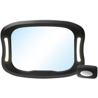 FreeOn Zrcátko do auta s LED osvětlením Black – Sleviste.cz