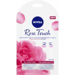 Nivea Rose Touch 10minutová hydratační maska pod oči 1 pár – Zboží Dáma