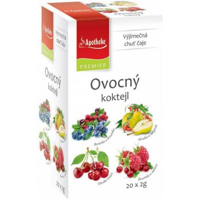 Apotheke Ovocný koktejl 4v1 PREMIER SELECTION 20 x 2 g – Zbozi.Blesk.cz