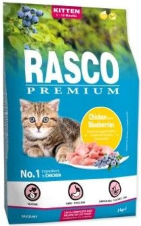 RASCO Cat Kibbles Kitten chicken blueberries 2 kg