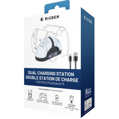 BigBen Playstation Charging Station V3 PS5, PS5DUALCHARGERV3 – Zboží Živě