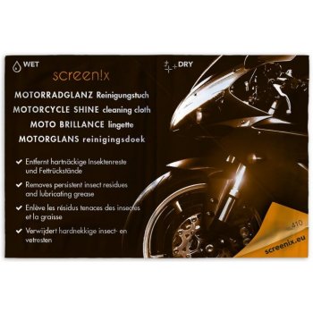 Screenix Čistící ubrousek na motocykl 100 ks