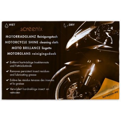 Screenix Čistící ubrousek na motocykl 100 ks