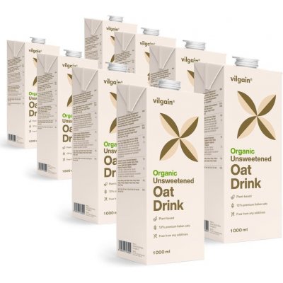 Vilgain Ovesný nápoj BIO 8 x 1 l – Sleviste.cz