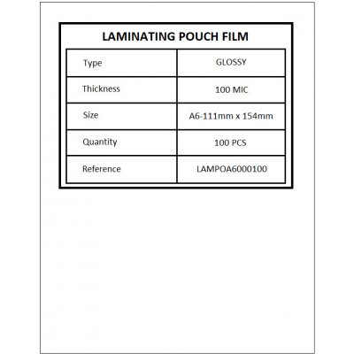 laminovací folie A6 100 my / 100 ks – Zboží Živě
