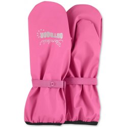 Stertaler dětské nepromokavé rukavice s fleecovou podšívkou růžové