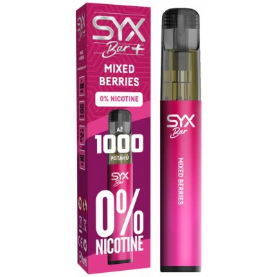 Syx Bar Mixed Berries Zero 0 mg 1000 potáhnutí – Sleviste.cz