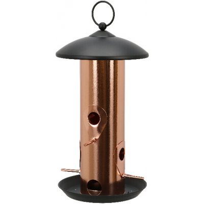 Esschert Design Krmítko pro ptáky na semínka závěsné Cooper 16 x 30 cm černá měď – Hledejceny.cz
