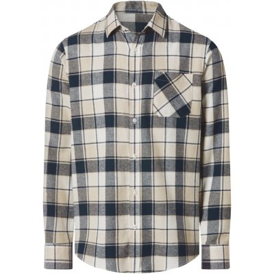 Esmara Men pánská kostkovaná volnočasová flanelová košile tmavě modrá – Zboží Dáma