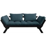 Karup sofa Bebop *180 cm black + futon petrol blue 757