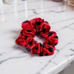 Scrunchie gumička do vlasů červená 24310 – Hledejceny.cz