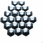 EPTUNING018 Kryty šroubů kol 19mm - Stříbrné chromové | Zboží Auto