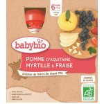 Babybio kapsička Jablko borůvky jahody 4 x 90 g – Zboží Dáma