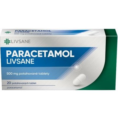 PARACETAMOL LIVSANE 500MG TBL FLM 20 – Hledejceny.cz