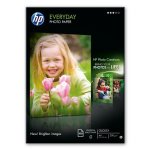 HP Everyday Glossy Photo Paper, foto papír, lesklý, bílý, A4, 200 g/m2, 100 ks, Q2510A, inkoustový,ke každodennímu použití
