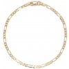 Náramek Beny Jewellery zlatý náramek Figaro 7010280