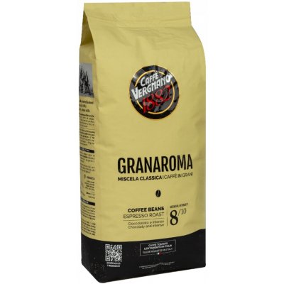 Vergnano Káva GranAroma 60% Arabica 40% Robusta zrnková 1 kg – Hledejceny.cz