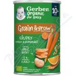 GERBER Organic křupky s mrkví a pomerančem 35 g – Zboží Mobilmania